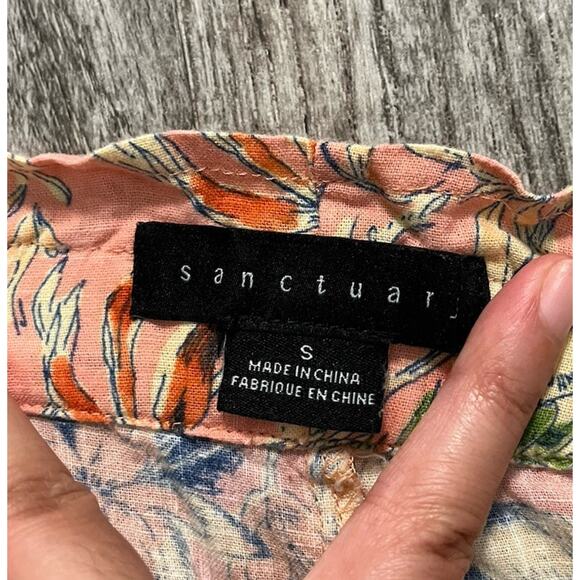 Sanctuary Small Floral Print Elastic Waist Shorts Women’s - Picture 2 of 5